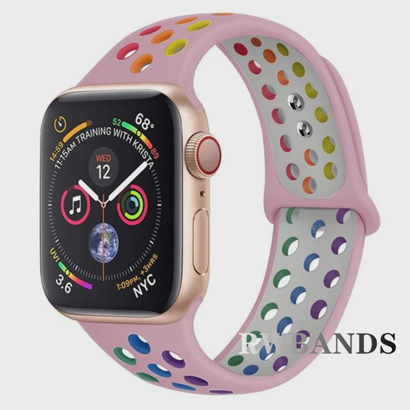 Ademende Sportband voor Apple Watch (38-49mm) - Comfortabele Vervangingsband