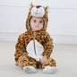Baby Romper Dierenkostuum Kigurumi - Zacht Flanellen Jumpsuit voor Jongens & Meisjes
