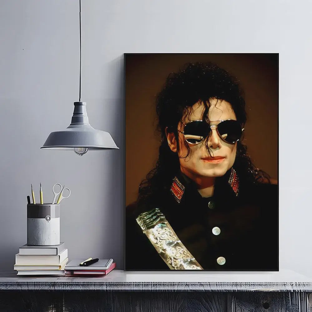 Iconische Michael Jackson Poster - Retro Muziek Kunst Decoratie