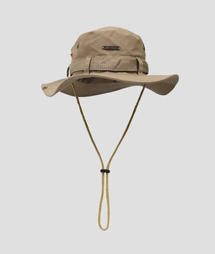 Heren Bucket Hat met Brede Rand - UV Bescherming voor Vissen, Wandelen & Outdoor