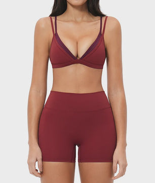 Dames Yogaset: Seamless Sport BH & Hoge Taille Legging