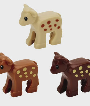 Bouwstenen Dierenpark Scene - Katten, Honden, Vogels, Varkens & Meer - DIY Speelgoed Bakstenen