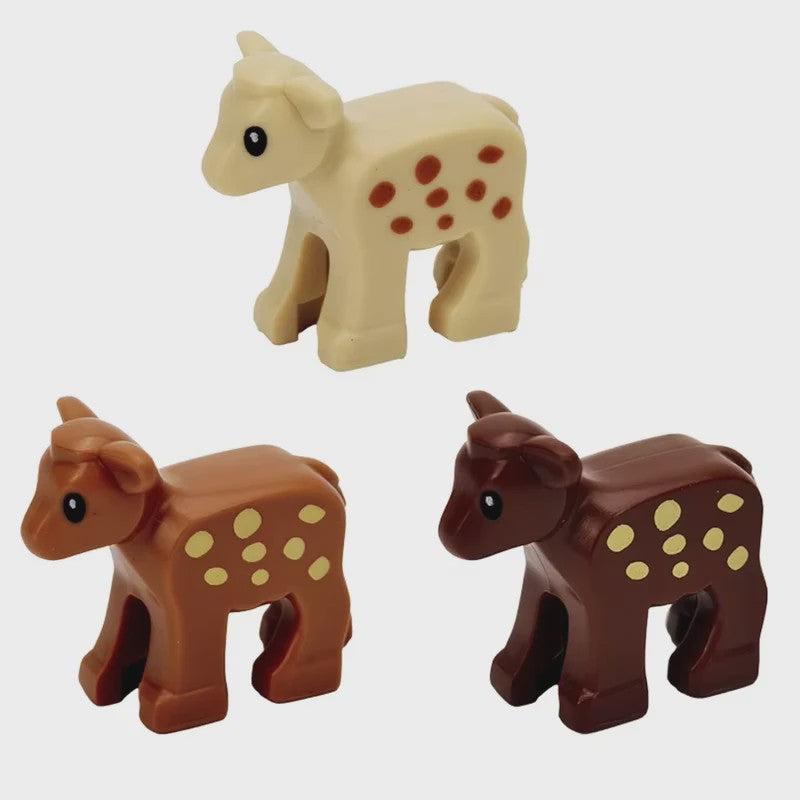 Bouwstenen Dierenpark Scene - Katten, Honden, Vogels, Varkens & Meer - DIY Speelgoed Bakstenen