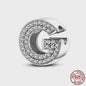 925 Sterling Zilver Letter Bedels A-Z met Zirkonia - Personaliseer je Armband