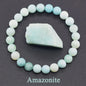 Natuurlijke Edelsteen Armband - Reiki, Blauwe Apatite, Lapis Lazuli, Amethist & Tijgeroog