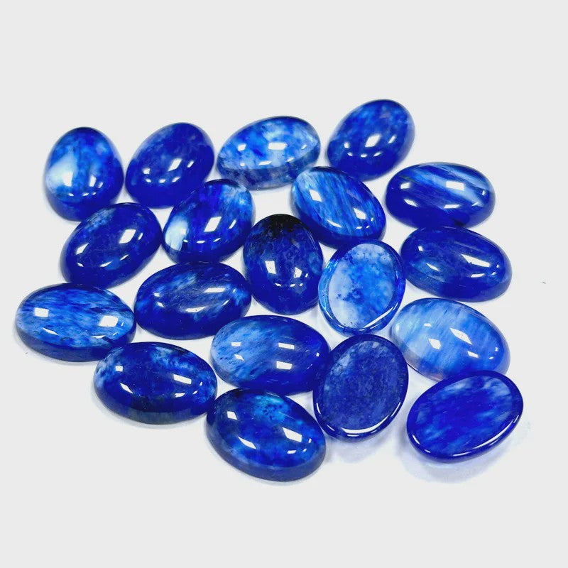 10x Kristal Cabochons Ovaal 13x18mm - Natuurlijke Helende Stenen voor Sieraden Maken