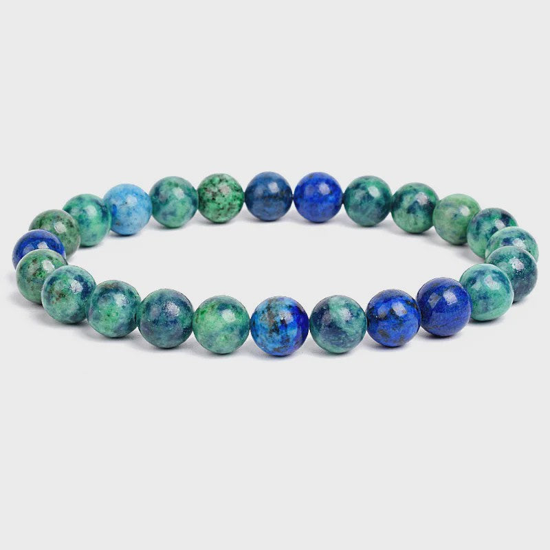 Natuurstenen Kralen Armband - Amethist, Aquamarijn, Jade & meer