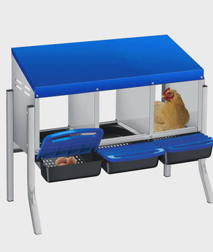 Automatische Nestkast voor Kippen - Wandmontage & Vrijstaand met Eierverzameling