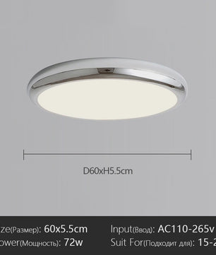 Moderne Scandinavische LED Plafondlamp - Stijlvol en Veelzijdig