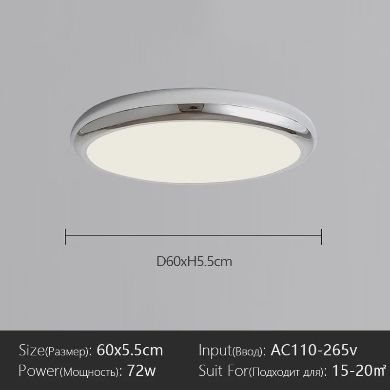 Moderne Scandinavische LED Plafondlamp - Stijlvol en Veelzijdig