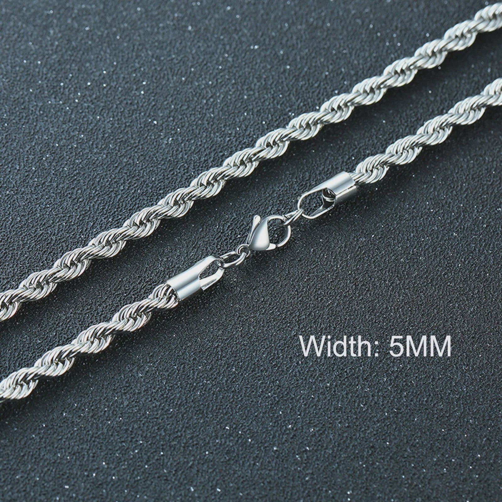 Klassieke Cuban Chain Ketting Heren Dames - Roestvrij Staal (3-11mm)