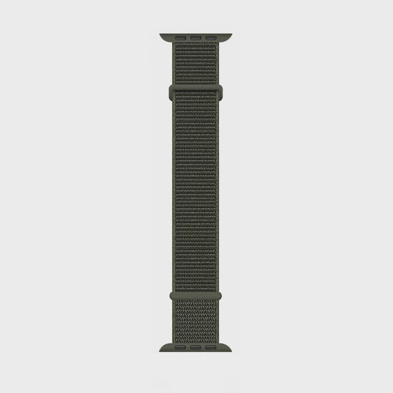 Nylon Sportband voor Apple Watch (38-49mm) - Ademend & Verstelbaar met Klittenband