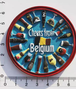 België Koelkastmagneet - Souvenir & Reistafel voor Huisdecoratie