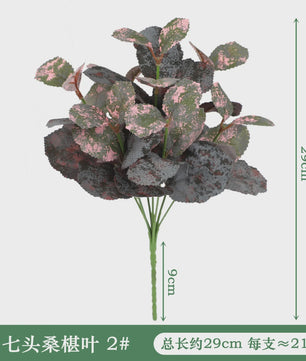 Zijden Schildpadblad Plantenbladeren - Kunstmatige Dieffenbough Decoratie voor Woonkamer