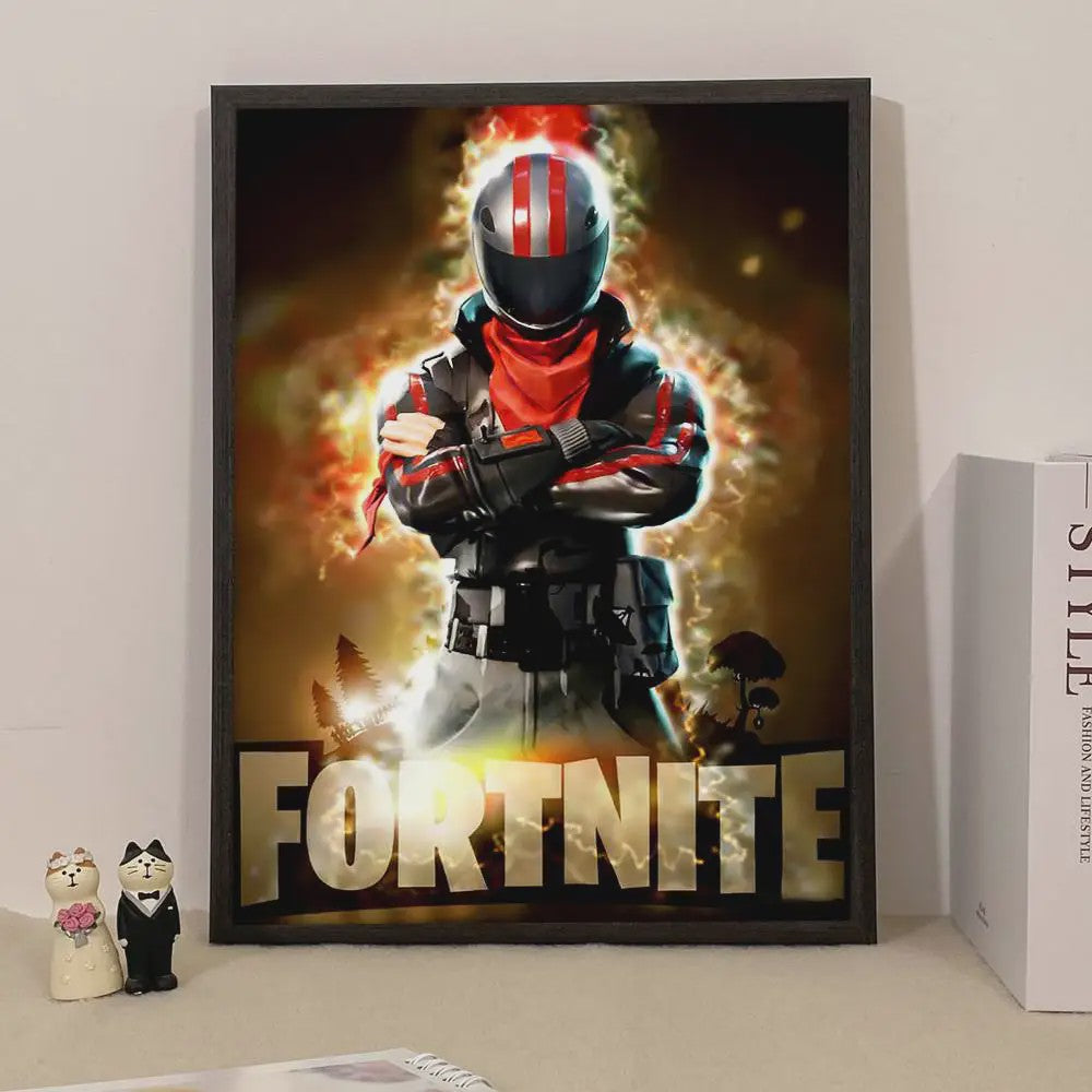 Fortnite Game Poster - Decoratieve Muurkunst voor Fans