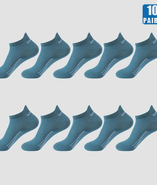 5/10 Paar Katoenen Sneakersokken Heren & Dames - Ademend Mesh & Comfortabel