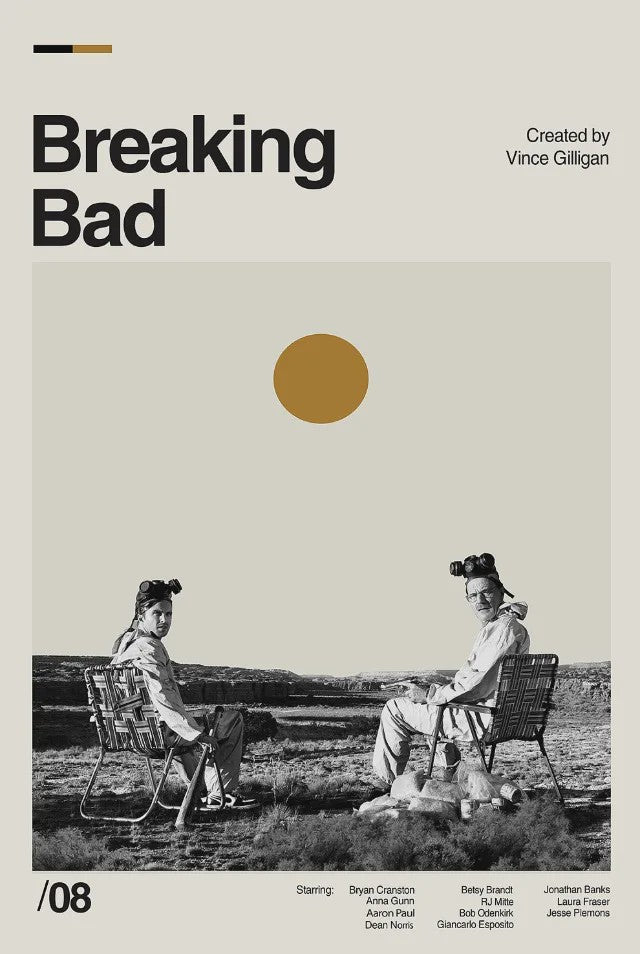 Iconische Film & TV Canvas Posters: Friends, Back to the Future, Pulp Fiction, The Godfather