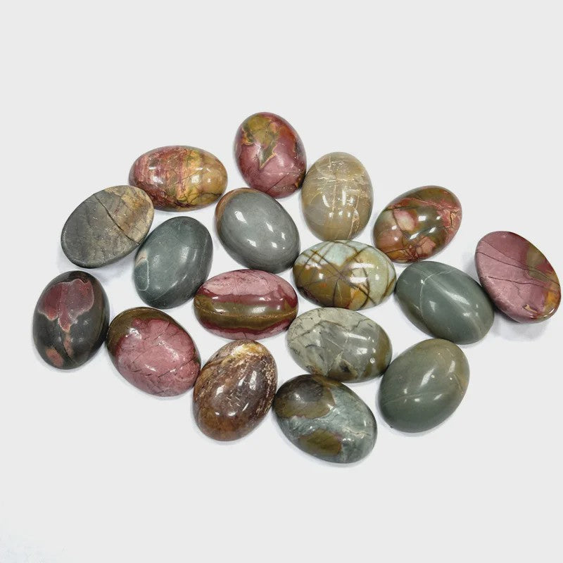 10x Kristal Cabochons Ovaal 13x18mm - Natuurlijke Helende Stenen voor Sieraden Maken