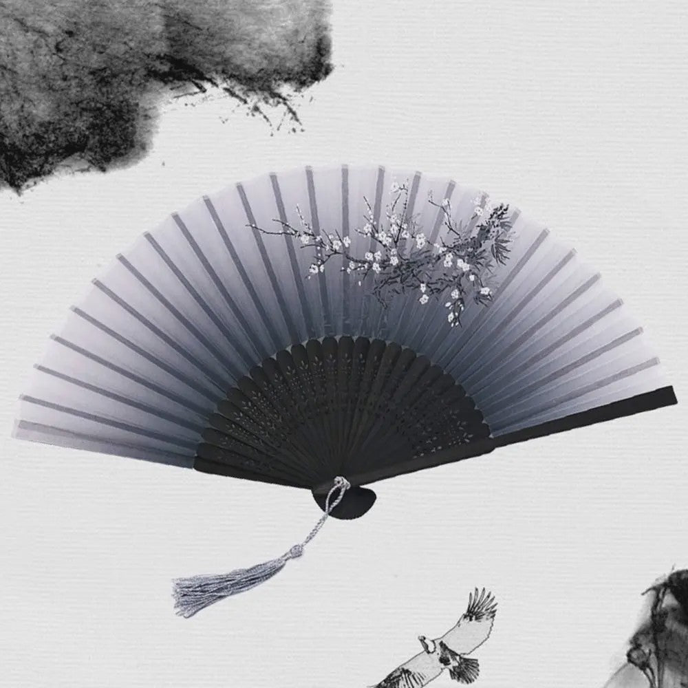 Elegante Chinese Vouwbare Handwaaier - Perfect voor Feest, Dans & Cosplay