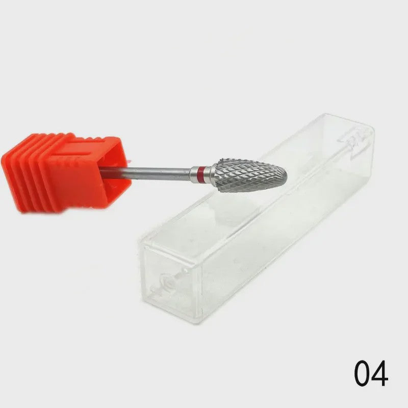 Professionele Tungsten Carbide Nagelboor Bits Set - 33 Stijlen voor Manicure & Pedicure