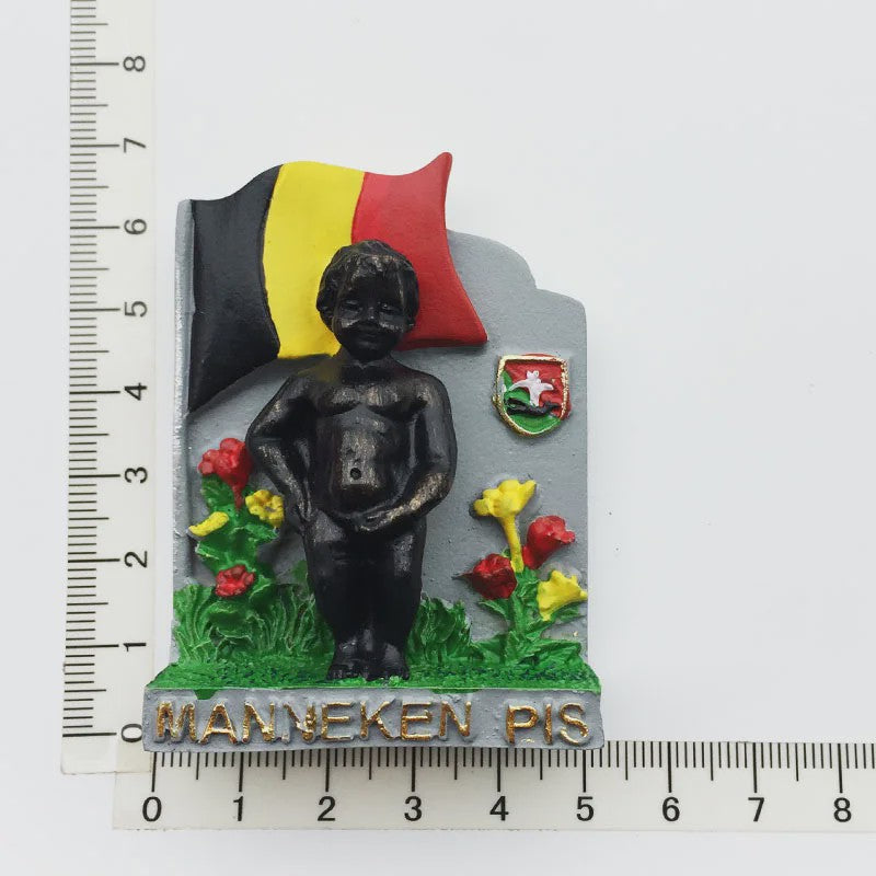 België Koelkastmagneet - Souvenir & Reistafel voor Huisdecoratie