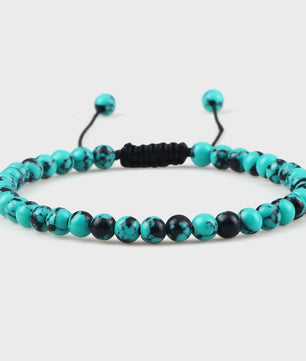 Natuurlijke 4mm Kralen Armbanden - Agate & Onyx - Yoga, Gebed & Stijlvol