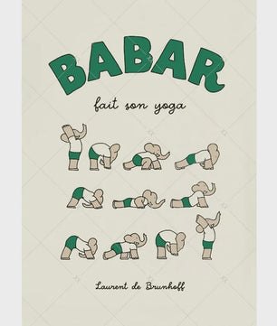 Babar Poster Canvas - Sprookjes Kunst voor Kinderkamer & Babykamer Decoratie
