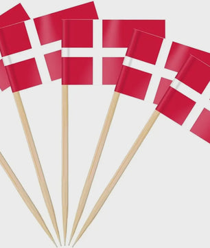 100 Stuks Ierse Vlag Prikkers - Mini Vlaggetjes voor Cupcakes, Hapjes en Cocktails
