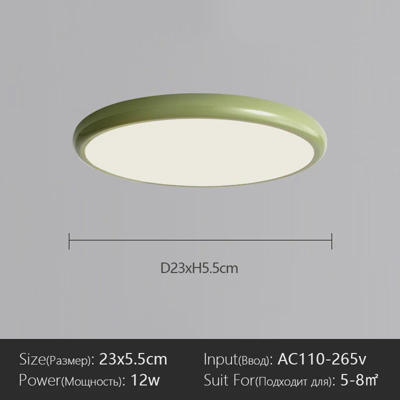 Moderne Scandinavische LED Plafondlamp - Stijlvol en Veelzijdig