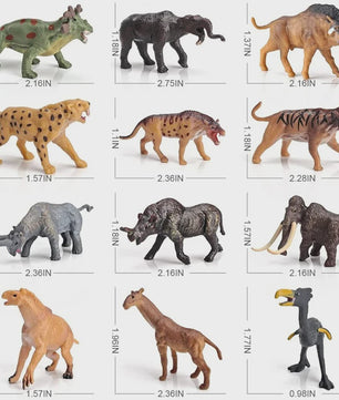 Plastic Dieren Speelgoed Collectie: Zee, Land & Insecten Miniatuur Set voor Kinderen