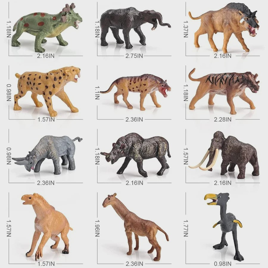 Plastic Dieren Speelgoed Collectie: Zee, Land & Insecten Miniatuur Set voor Kinderen