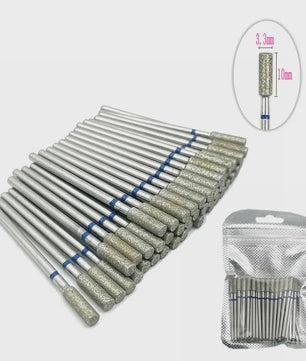 50 Stuks Diamant Freesjes Set - 2.35mm Schacht voor Nagel- en Tandheelkundig Gebruik