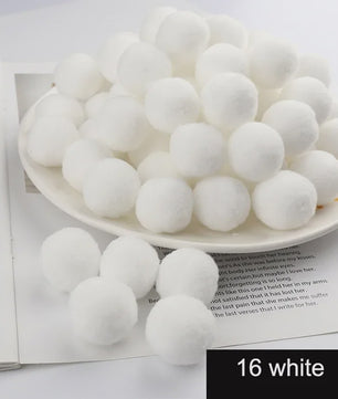 Mix van Zachte Pompoms (8-30mm) voor Knutselen, Decoratie & Speelgoed