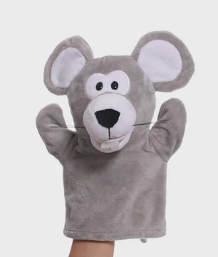 Zachte Pluche Handpoppen: Educatief Speelgoed & Knuffels voor Kinderen - Leeuw, Olifant, Konijn, Aap & Meer!