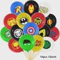 Superheld Folieballonnen Set: Spiderman, Batman, Iron Man & Captain America - Feestdecoratie