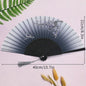Elegante Chinese Stijl Vouwbare Handwaaier met Kwastje - Perfect voor Dans, Decoratie of Cadeau