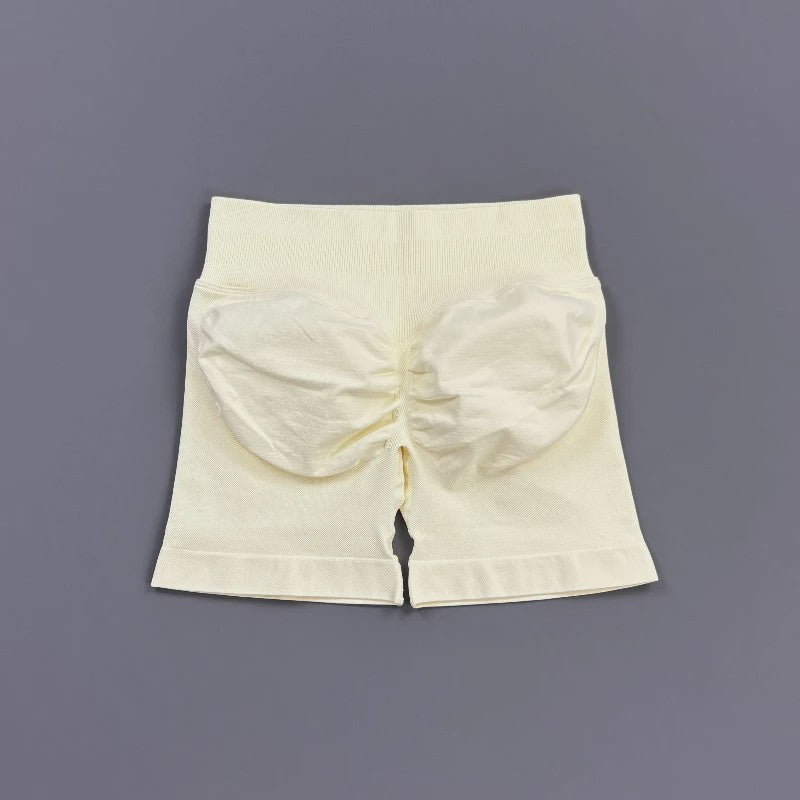 HISTELLO Seamless Biker Shorts Dames - Low Waist Scrunch Butt voor Fitness & Yoga