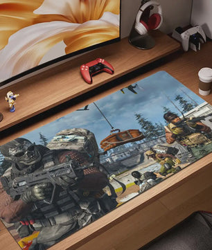 Anime Natural Rubber Gamer Office Decoration Home Mouse Pad Calls Of Duty Warzone Gaming Large Size Mouse Mat 90x40CM Mouse Pad