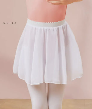 18 Colours Ballet Skirt Girls Toddler Kids Dance Chiffon Skirt Elastic Waist Short Dance Skirt for Girls Tutu Skirt for Ballet