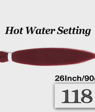Pre-stretched Braiding Hair 26 Inch - Synthetische Haarverlengingen voor Crochet Braids in Kleuren