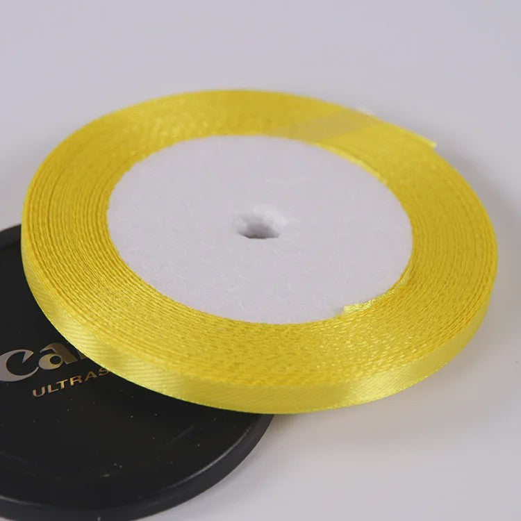22 Meters/Roll 6mm Silk Satin Ribbons Christmas Halloween Birthday Party Gift Wrapping Ribbons DIY Handmade Crafts Material