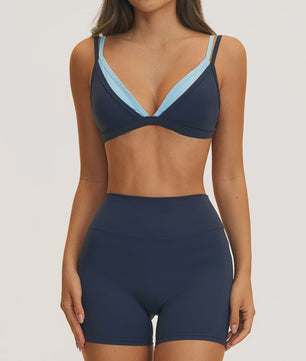 Dames Yogaset: Seamless Sport BH & Hoge Taille Legging