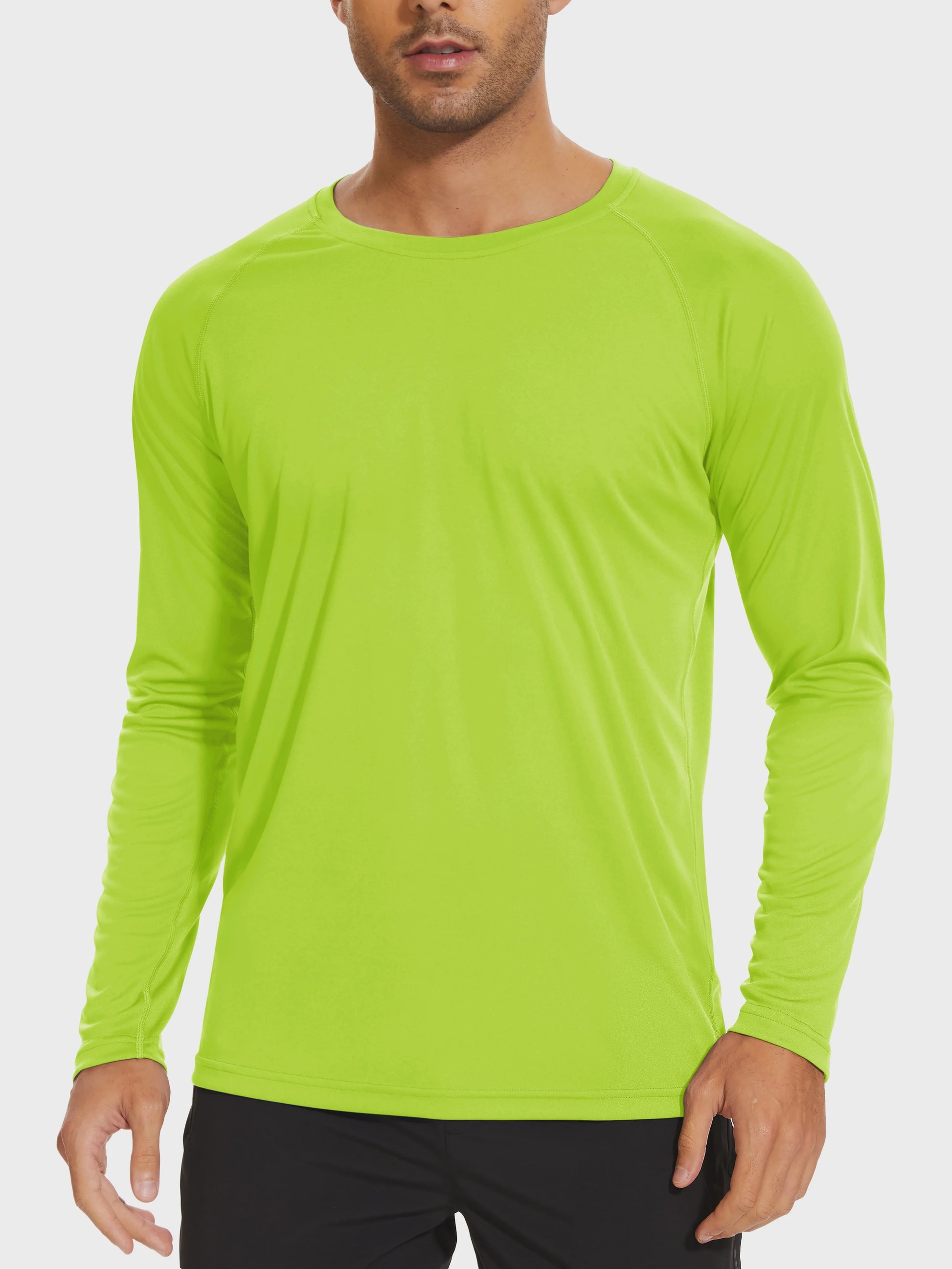 TACVASEN Heren UV-Bescherming T-shirt Lange Mouw - UPF 50+ Sneldrogend & Ademend