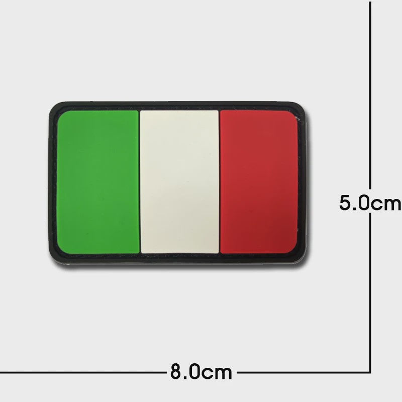 3D PVC Vlag Patches - Rubberen Militaire Emblemen met Klittenband