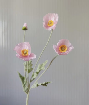 Zijden Papavers Kunstbloemen - Lange Stelen voor Decoratie
