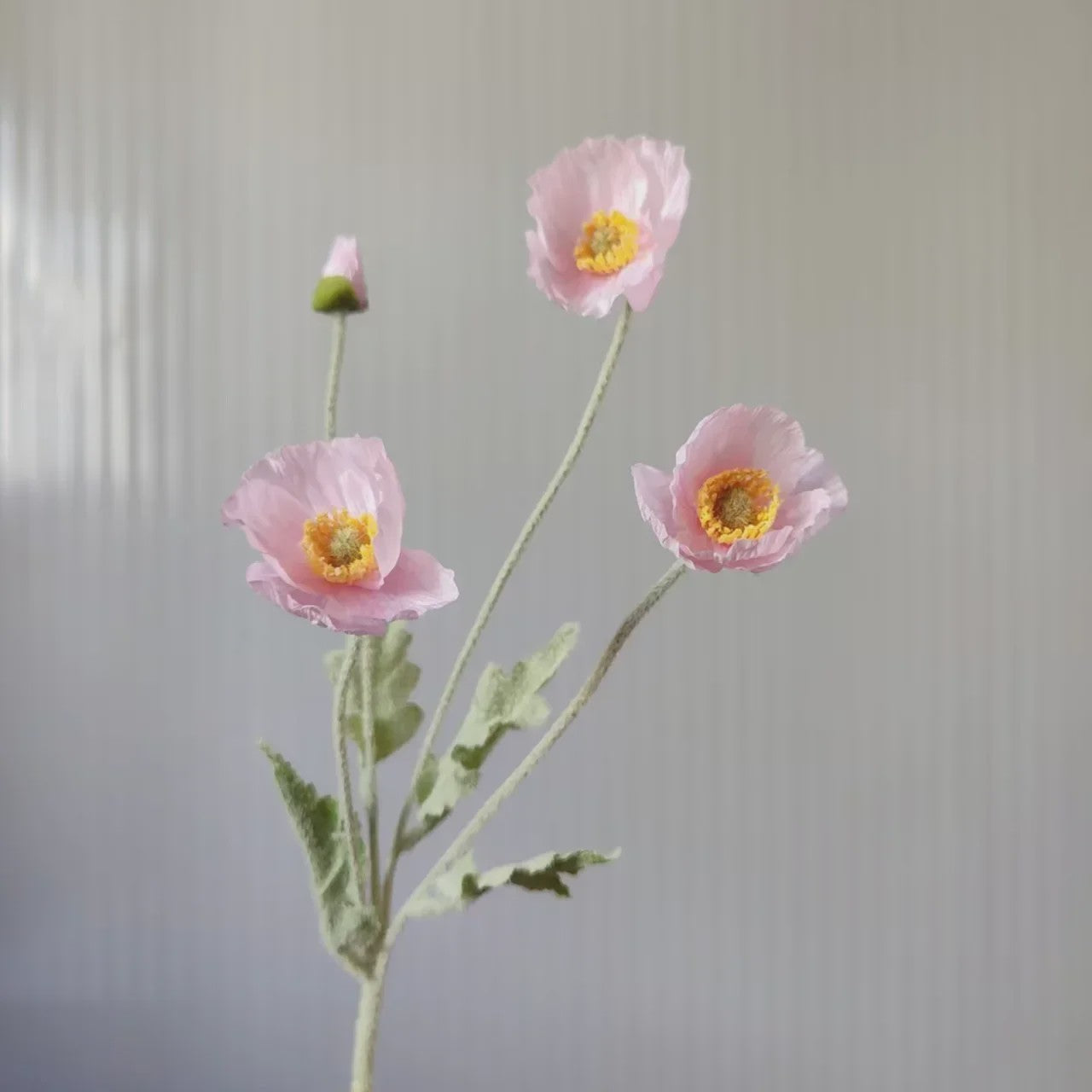 Zijden Papavers Kunstbloemen - Lange Stelen voor Decoratie