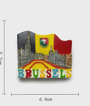 België Koelkastmagneet - Souvenir & Decoratie voor de Keuken