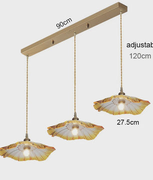 Vintage Bloemen Glazen Hanglamp - Sfeervolle Decoratie voor Woonkamer & Slaapkamer