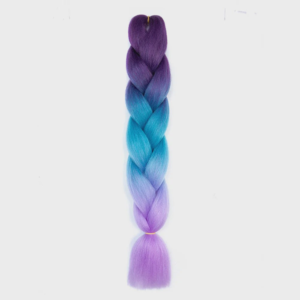 24 Inch Jumbo Braiding Hair Synthetisch Haar Ombre Crochet Braid Extensions voor Dames