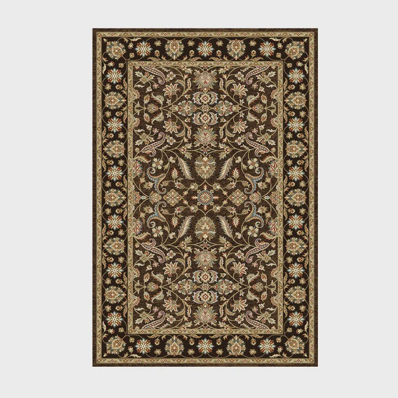 Wasbaar & Opvouwbaar Perzisch Retro Vloerkleed | Zacht Imitatie Kasjmier voor Woonkamer, Slaapkamer & Hal
